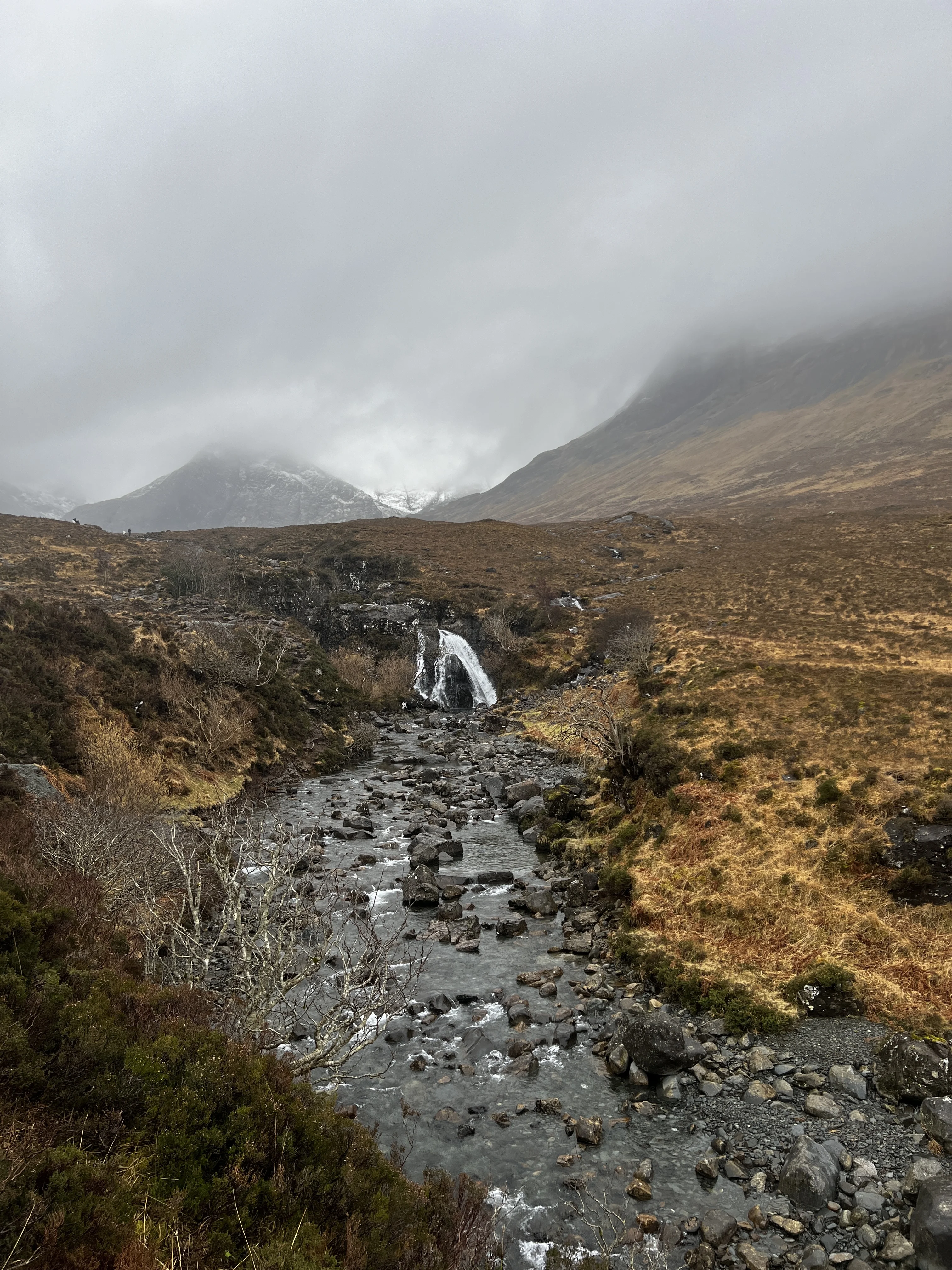 rivers, mountains and waterfalls